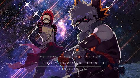 Hd Wallpaper Anime My Hero Academia Eijiro Kirishima Katsuki