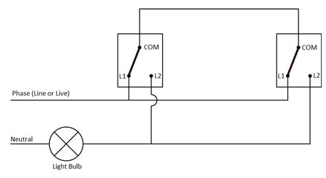 Let's now look at how the terminals of the 2 way switch looks like and how it is used. How a 2 Way Switch Wiring Works? | Two-Wire and Three-Wire Control