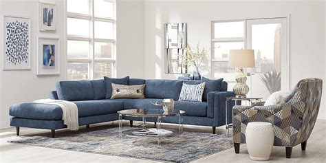 Metro Lounge Sapphire 5 Pc Sectional Living Room Rooms To Go