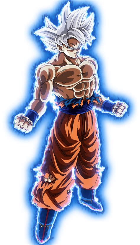 Goku Mastered Ui No Background By Blackflim On Deviantart