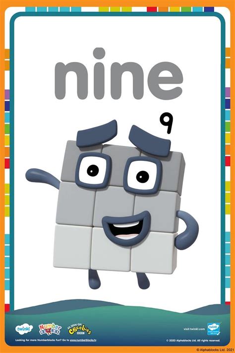 Numberblocks Numberblock Nine Block Birthday Block Birthday Party