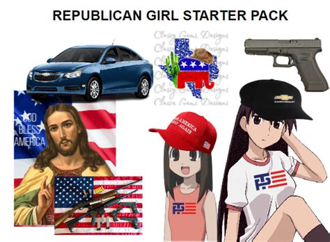 Republican Girl Starter Pack Starterpacks