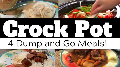 Easy Crock Pot Meals Dump And Go Instant Pot Teacher