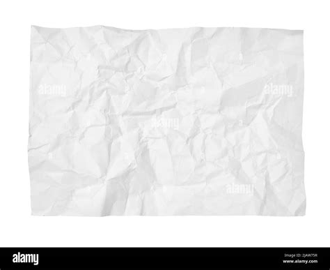 White Paper Ripped Message Torn Note Paper Label Background Crumpled