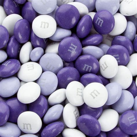 Purple Lavender White Mandms Chocolate Candy Oh Nuts Purple