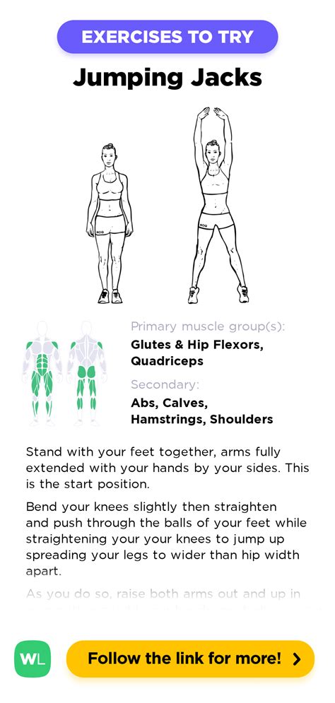Jumping Jacks Star Jumps Workoutlabs Exercise Guide