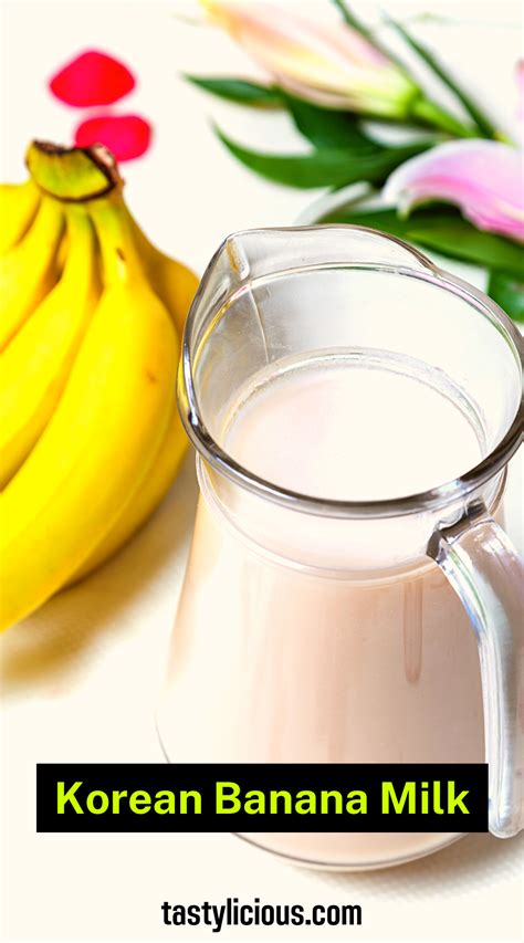 Korean Banana Milk Recipe How To Make Korean Banana Milk Korean