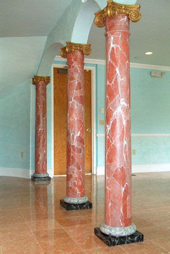 Faux Marble Columns Greenwich Ct Mjp Studios Luxury Exterior Exterior