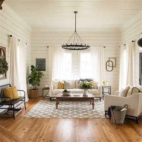 30 Elegant Farmhouse Living Room Decor Ideas