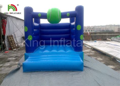 Taille, couleur, logo, impression, etc. Home / Commercial Blue PVC Bouncy Castles Inflatable ...