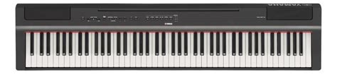 Yamaha P 125 Compact 88 Key Digital Piano Black Gerald Musique