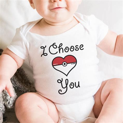 Download POKEMON Baby Onesie I Choose You Baby Onesie Christmas ...