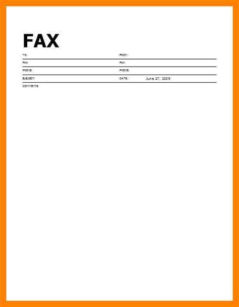 How To Fill Out A Fax Cover Sheet