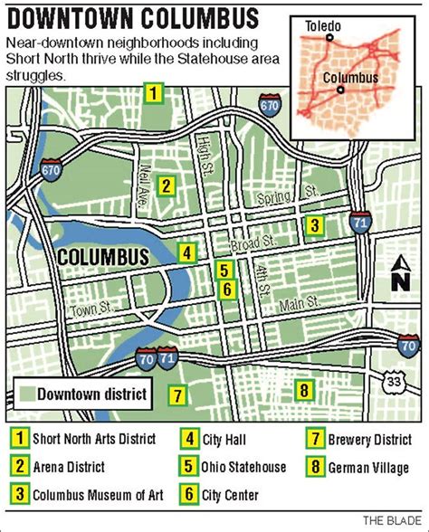 30 Columbus Ohio Map Maps Database Source