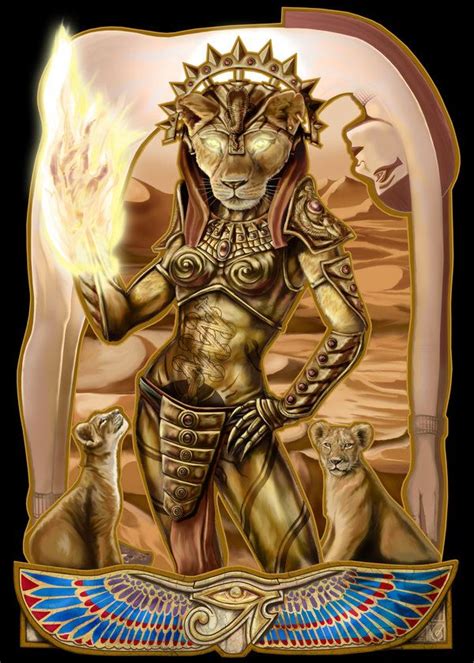 Valuing The Power Of The Goddess In This Case Sekhmet To Destroy Egyptian Mythology Egyptian