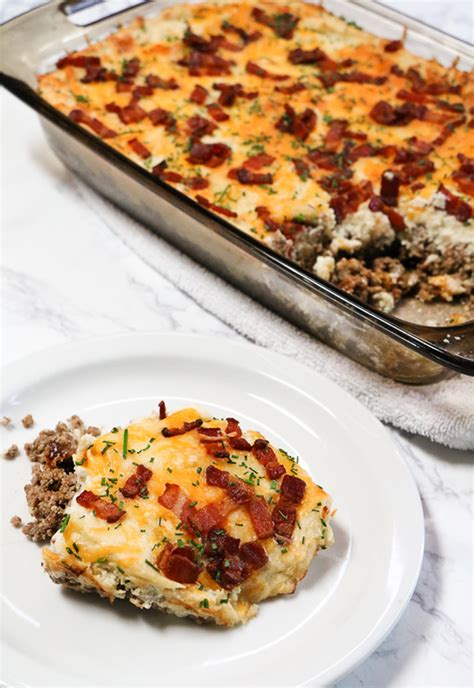 Shape into loaf and place in baking pan. Loaded Cauliflower and Meatloaf Casserole | Ruled Me