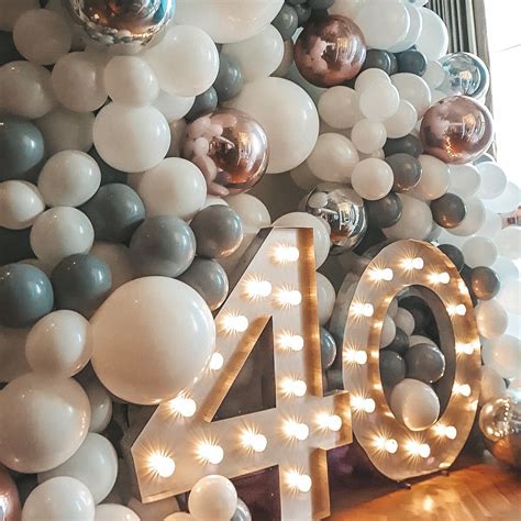 Gallery ~ Bubblegum Balloons Blog In 2022 40th Birthday Party
