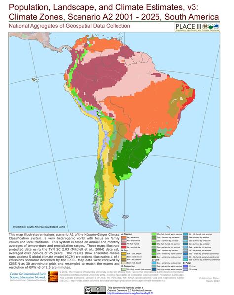 Climate Zones Scenario A2 2001 2025 South America Flickr