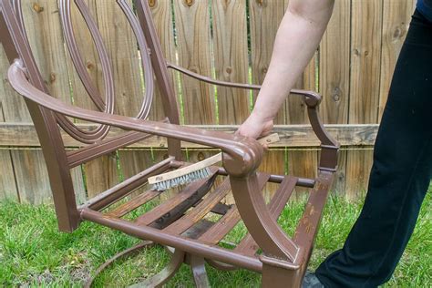 Patinpaint from the home depot community responds to a question from mary in idaho, explaining the steps to prepare and paint a metal patio set.#thehomedepot. How to Spray Paint Outdoor Furniture | Craving Some Creativity