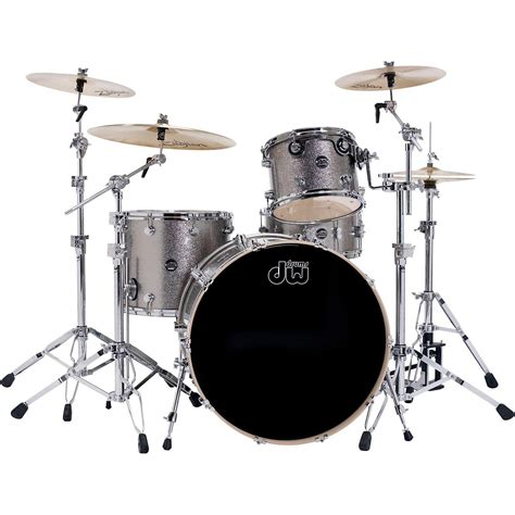 Dw Performance Series 4 Piece Shell Pack Titanium Sparkle Finish With
