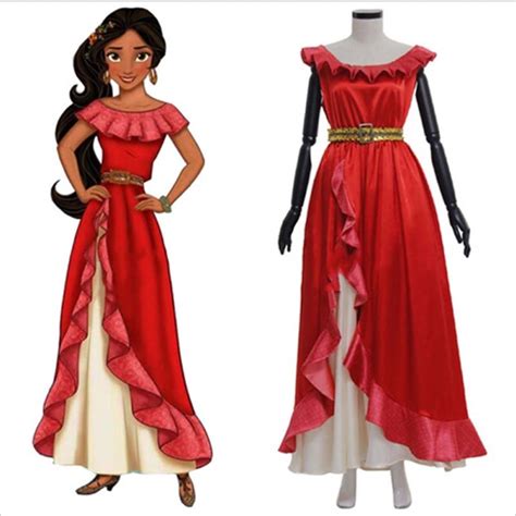 2018 Cheap Arrival Elena Of Avalor Elena Beautiful Princess Dress Adult