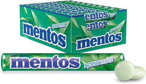 Mentos Spearmint Rolls 375g 40 Rolls Lollies Parties Anything 🍭