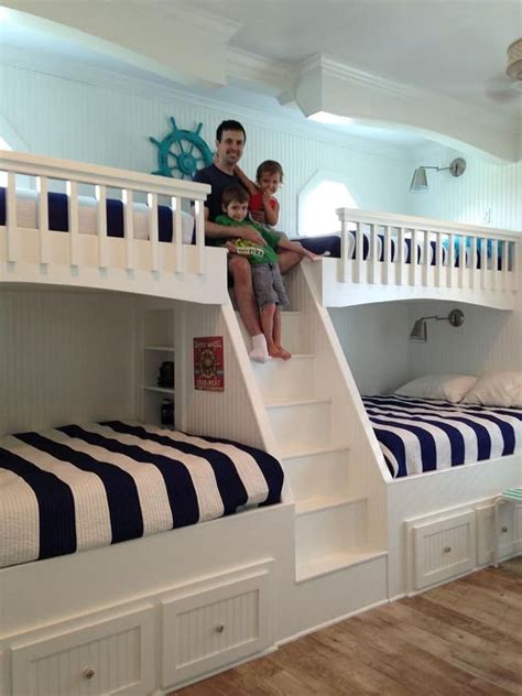 Marine Ship Inspired Bunk Bed Bunk Rooms Bunk Bed Rooms Cool Bunk Beds
