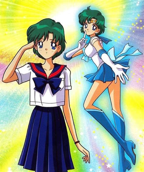 Silver Moon Crystal Power Kiss Sailor Mercury Sailor Moon Character
