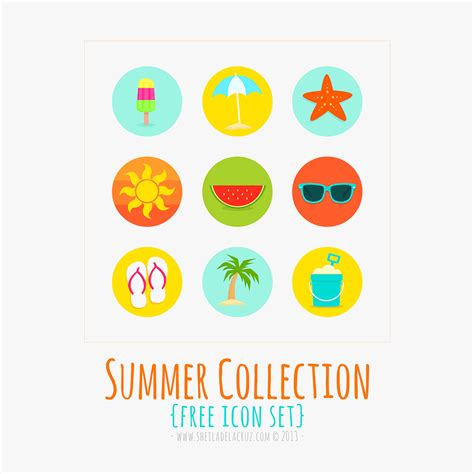 Free Summer Icons On Behance