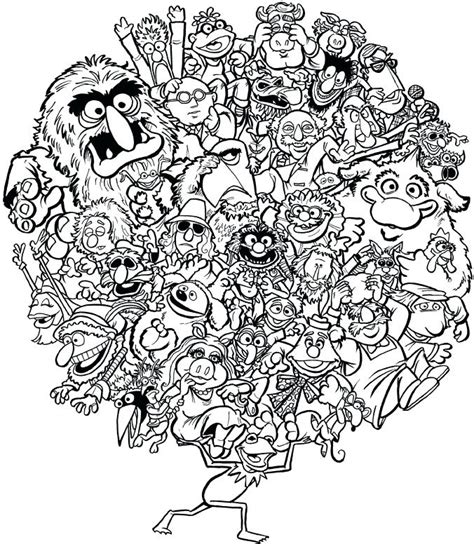 The Best Free Muppet Drawing Images Download From 124 Free Drawings Of