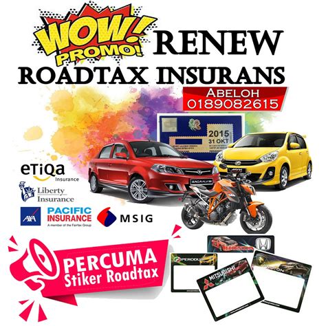 Harga roadtax kereta di malaysia berbeza mengikut cc dan jenis kenderaan. RENEW ROADTAX & INSURANS | Shopee Malaysia