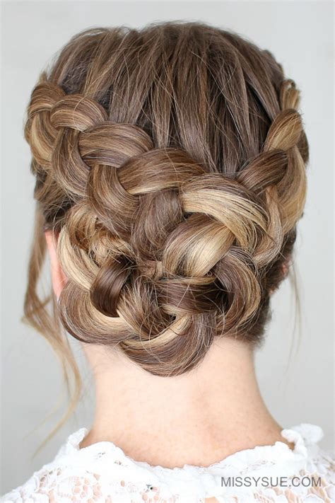 This braided bun with kanekalon hair is a budget friendly protective style that can be. Dutch Braided Bun | MISSY SUE