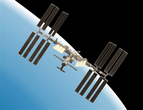 International Space Station With Earth Clip Art Image Clipsafari
