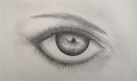 First, draw a horizontal line with a slight curve. How To Draw An Eye - Easy Step By Step Drawing Tutorial ...