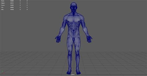 Artstation Anatomically Correct Muscular Male Body Low And High Poly