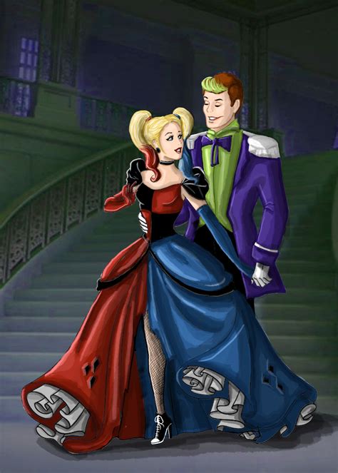 Cinderella And Prince As Harley Quinn And Joker By Livingwithjacy On