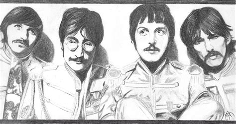 Best Beatles Drawings And Paintings 41 Images Beatles Art Nsf Music Magazine