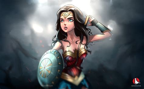 X Wonder Woman Cartoon Artwork IPhone IPhone S Wonder Woman