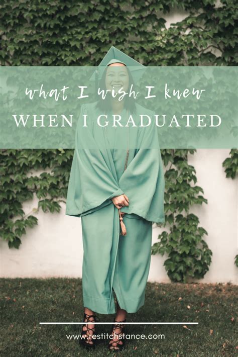 What I Wish I Had Known When I Graduated From College I Wish I Knew