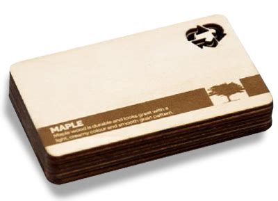 Environmentally Sustainable Wood Cards | The Plastic Card ...