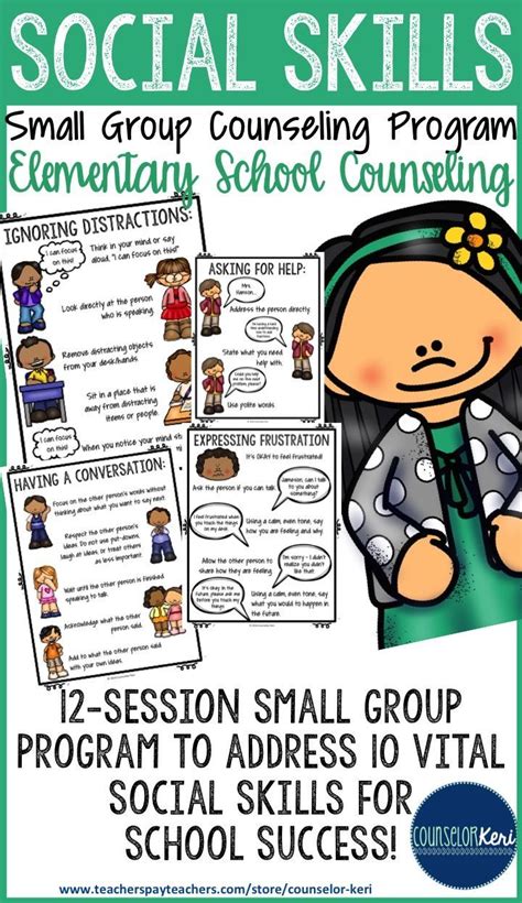 12 Session Elementary School Small Group Counseling Program To Promote