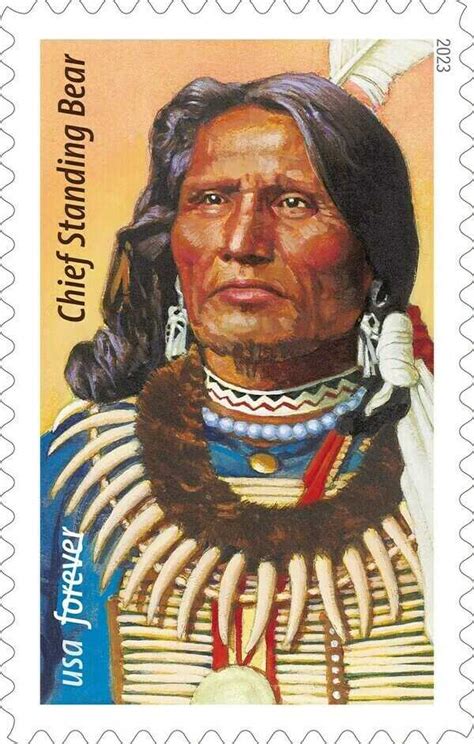 Chief Standing Bear Honored With Postal Stamp Npr