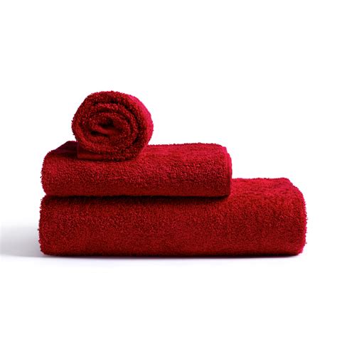 Towel Red Small Set Of 2 Rode Bath Touch Of Modern