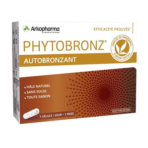 Arkopharma Phytobronz Autobronzant 30 Gélules
