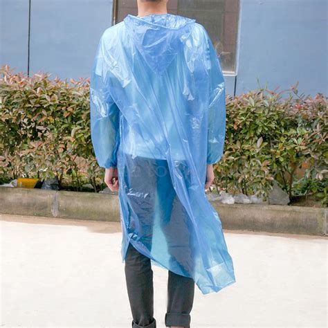 Best Quality Disposable Raincoat One Time Rainwear Adult Portable