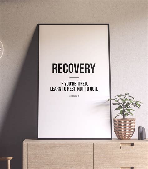Recovery Printable Motivational Quote Home Decor Etsy Canada