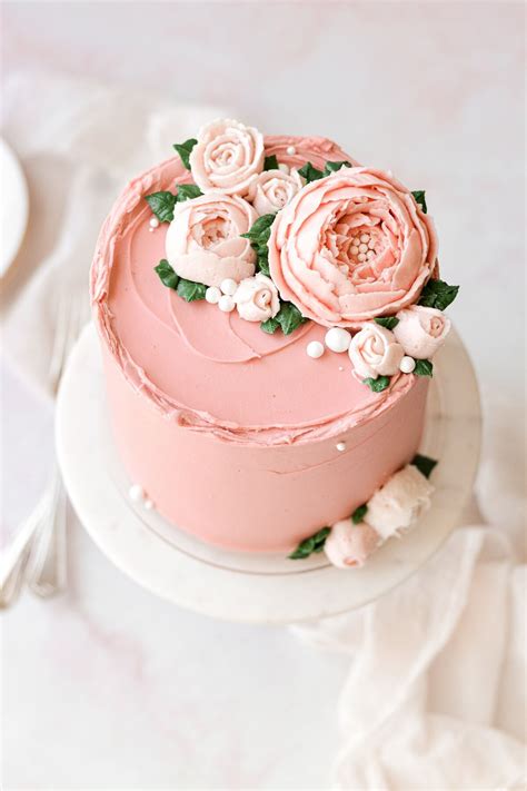 hướng dẫn cách trang trí decorating cakes with flowers bánh với hoa tự nhiên