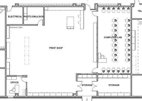 Printing Shop Floor Plan Floorplansclick