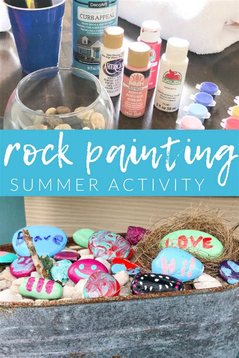 Painted Rocks For Kids The Crazy Craft Lady