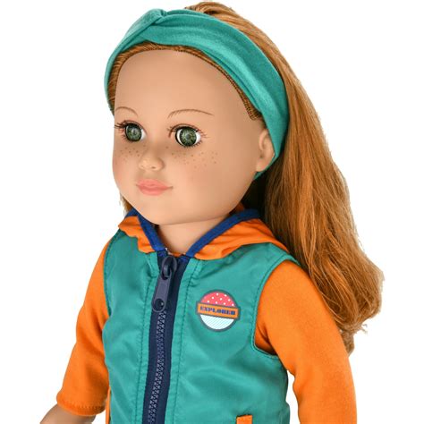 My Life As 18 Poseable Outdoorsy Girl Doll Red Hair With A Soft Torso